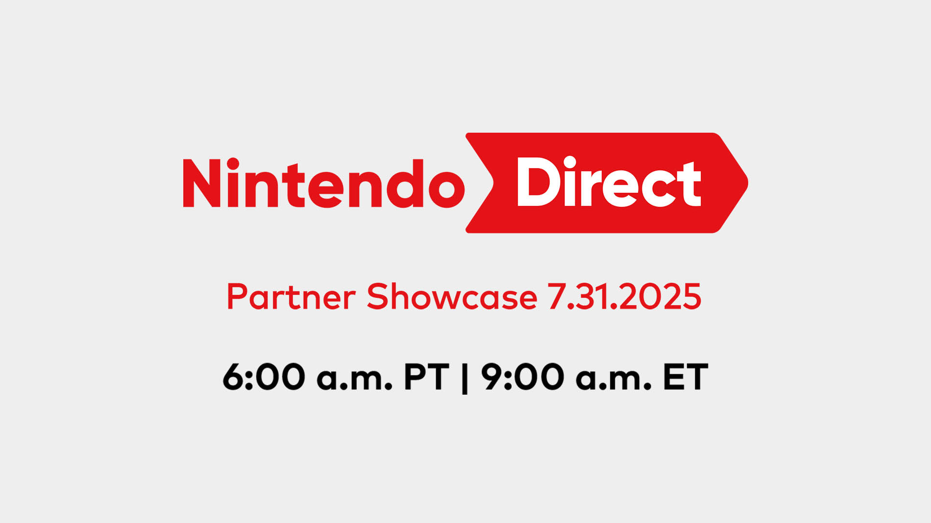 Nintendo Direct Partner Showcase July 2025