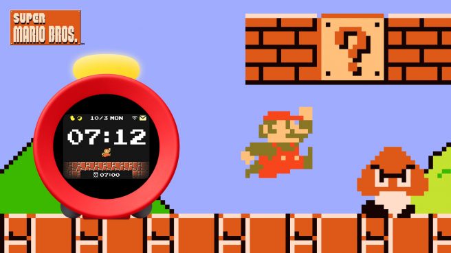 Nintendo Sound Clock Alarmo Super Mario Bros. theme