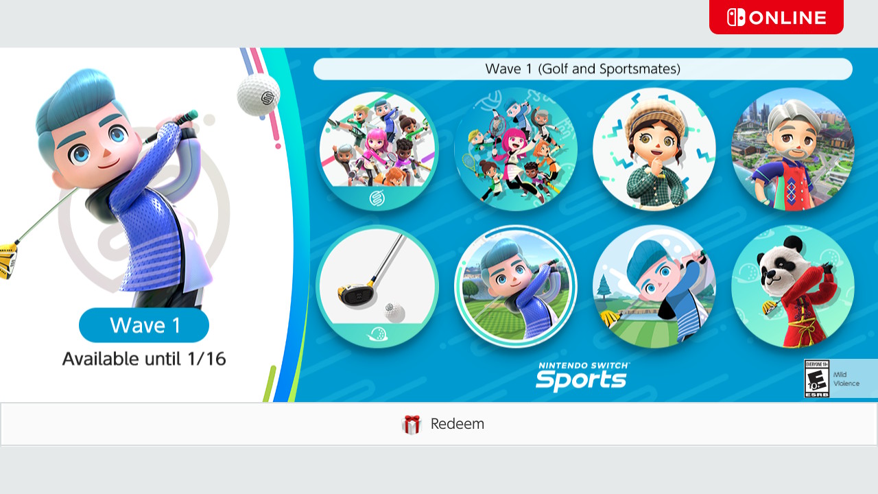 Nintendo Switch Sports icons added to Nintendo Switch Online