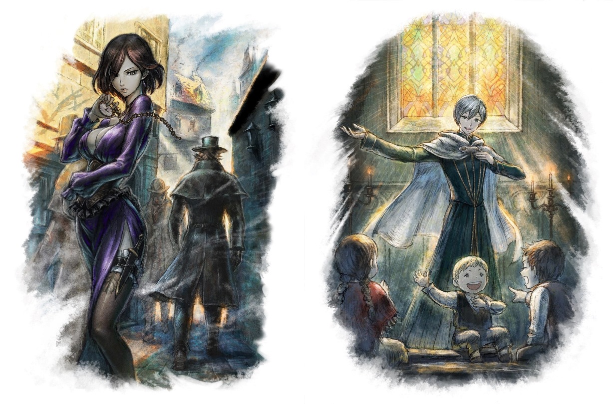 Octopath Traveler 2 Throne Background and Thief Class Breakdown