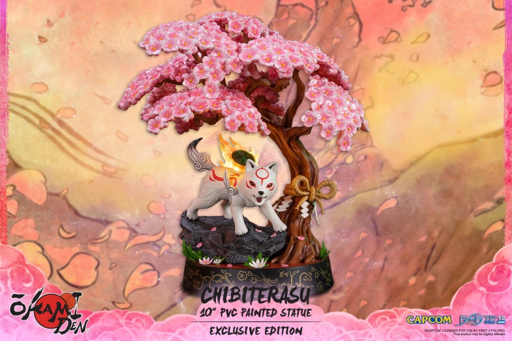Okamiden Chibiterasu PVC statue on the way from First 4 Figures