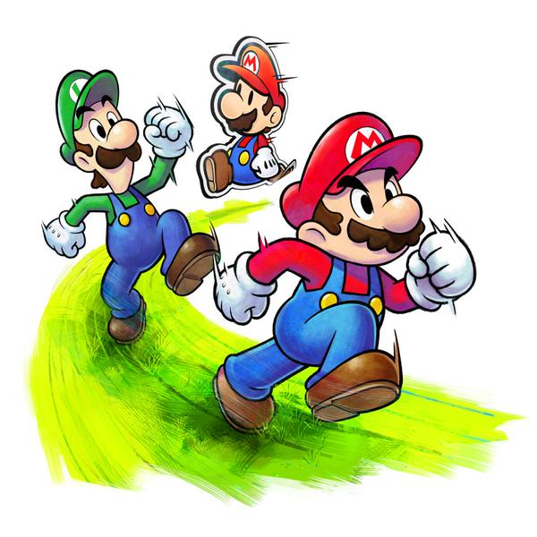 Mario luigi shop paper jam bros