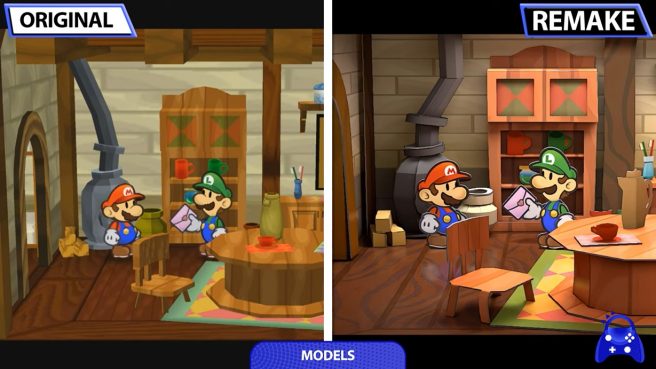 Paper Mario Thousand Year Door graphics comparison