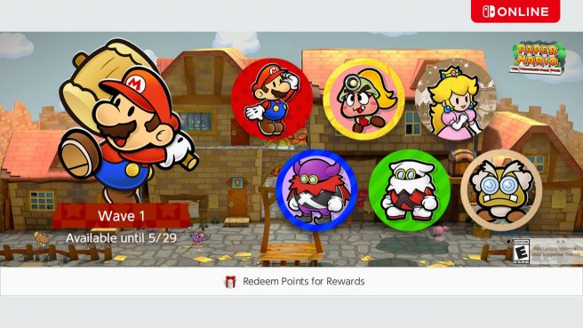 Iconos de la puerta de los mil años de Paper Mario