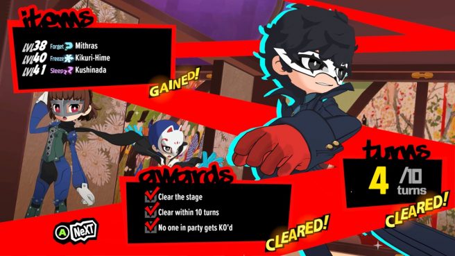 Persona 5 Replay feature, New Game+