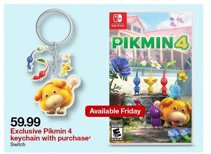 Pikmin 4 with Exclusive Stainless Steel Water Bottle - Nintendo