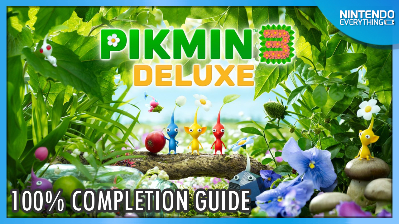 How to 100 percent complete Deluxe 3 Pikmin