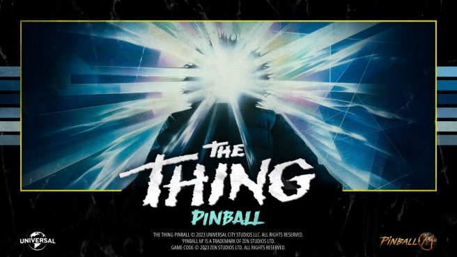 Pinball M release date The Thing table
