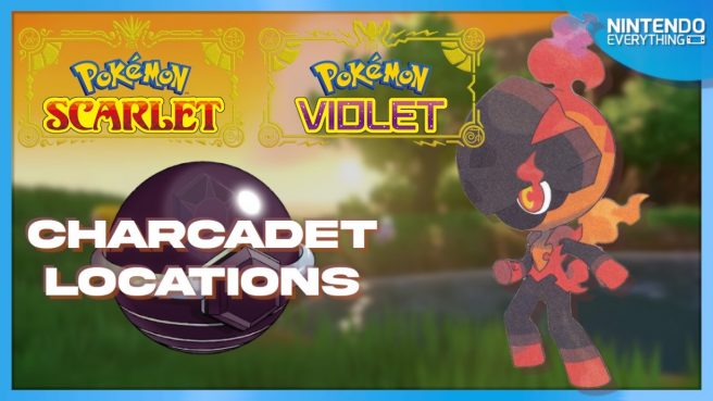 Pokemon Scarlet Violet Charcadet location