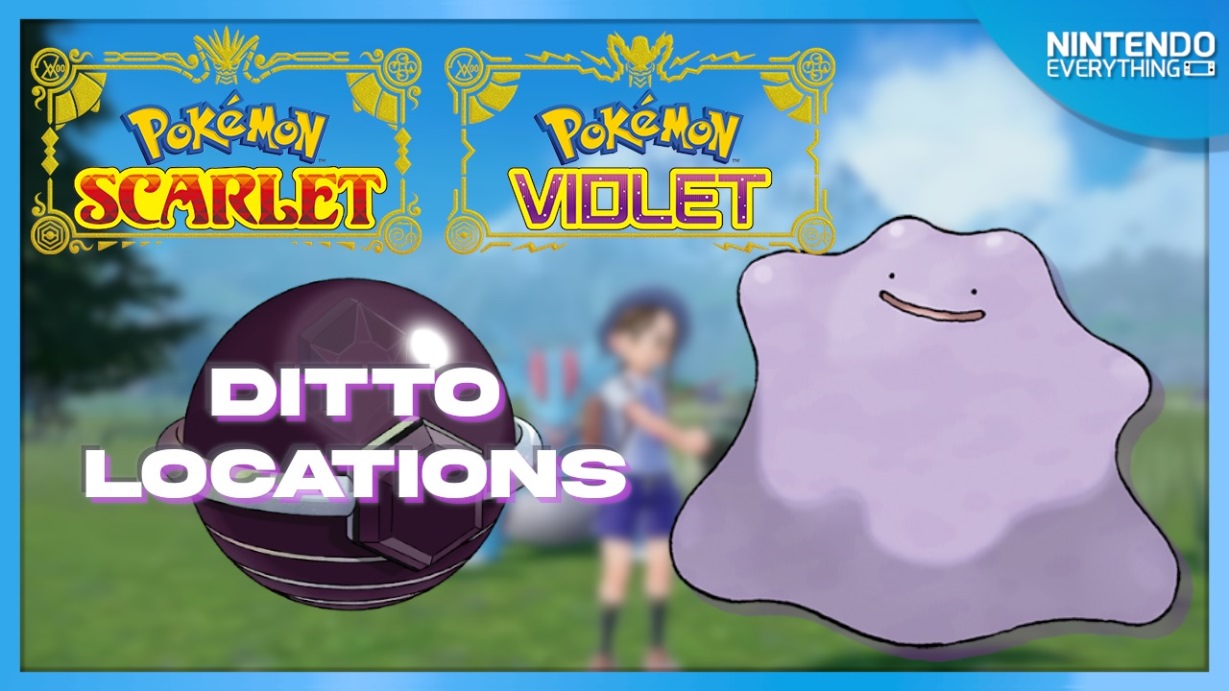 Where to find Ditto in Pokémon Scarlet and Violet