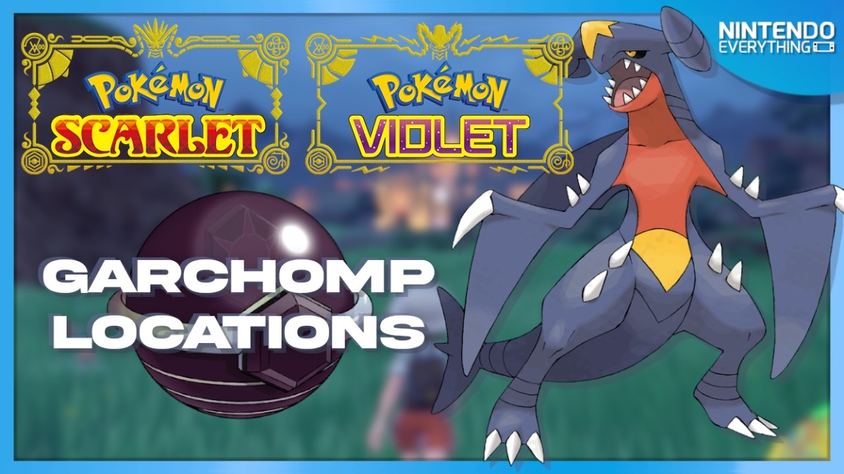 Pokemon Scarlet Violet Garchomp location