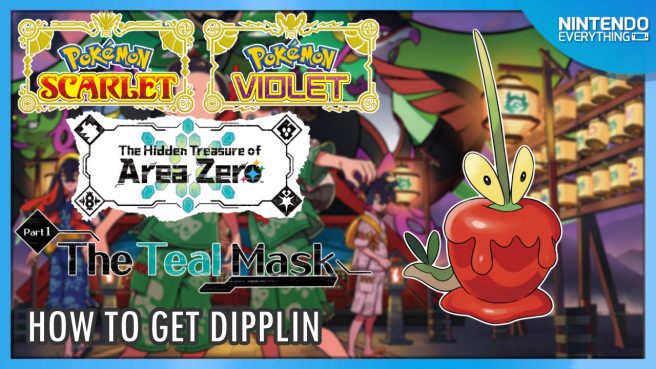 Pokemon Scarlet Violet Syrupy Apples and Dipplin location evolve