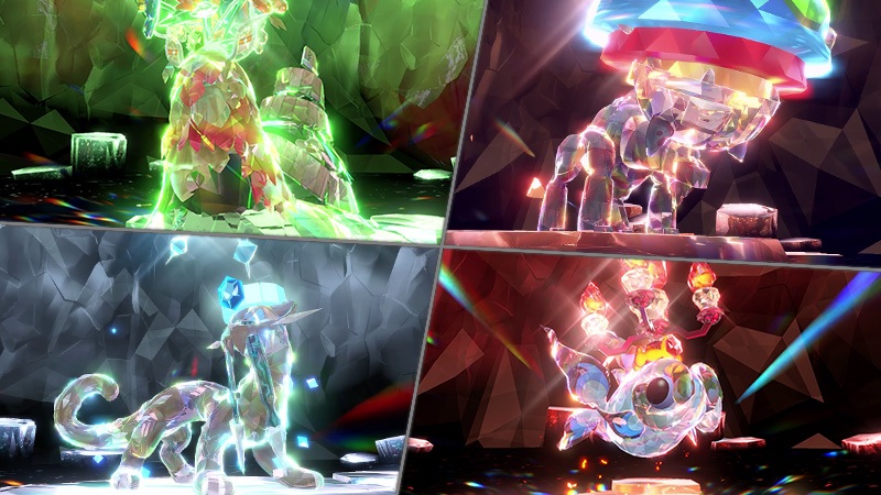 Pokemon Scarlet and Violet announce Tera Raid Battles with Shiny Wo-Chien, Ting-Lu, Chien-Pao, Chi-Yu