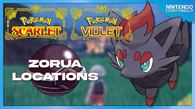 Pokemon Scarlet Violet Zorua location