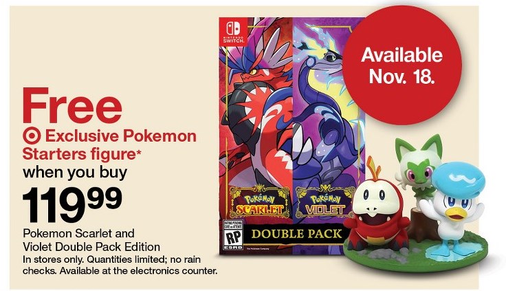 Pokemon Scarlet and Pokemon Violet pre order guide all bonuses