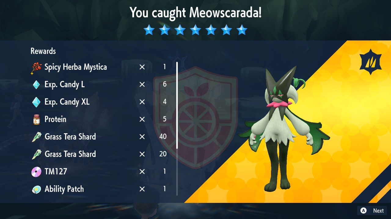 Pokemon Scarlet and Violet 7 Star Meowscarada Guide