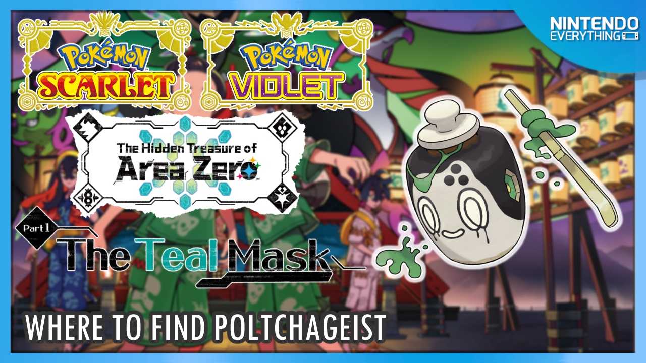 Pokémon Scarlet & Violet – DLC The Teal Mask: Poltchageist é