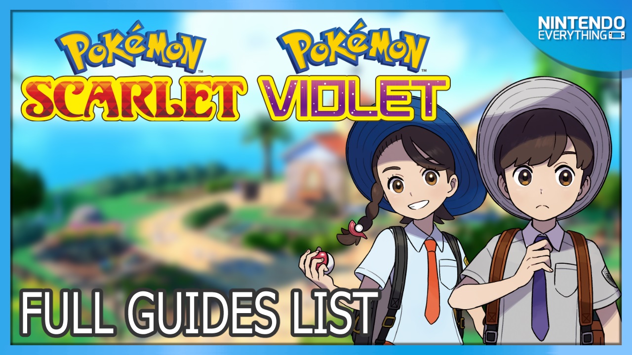 Full Indigo Disk Pokedex: Pokemon Scarlet and Violet DLC