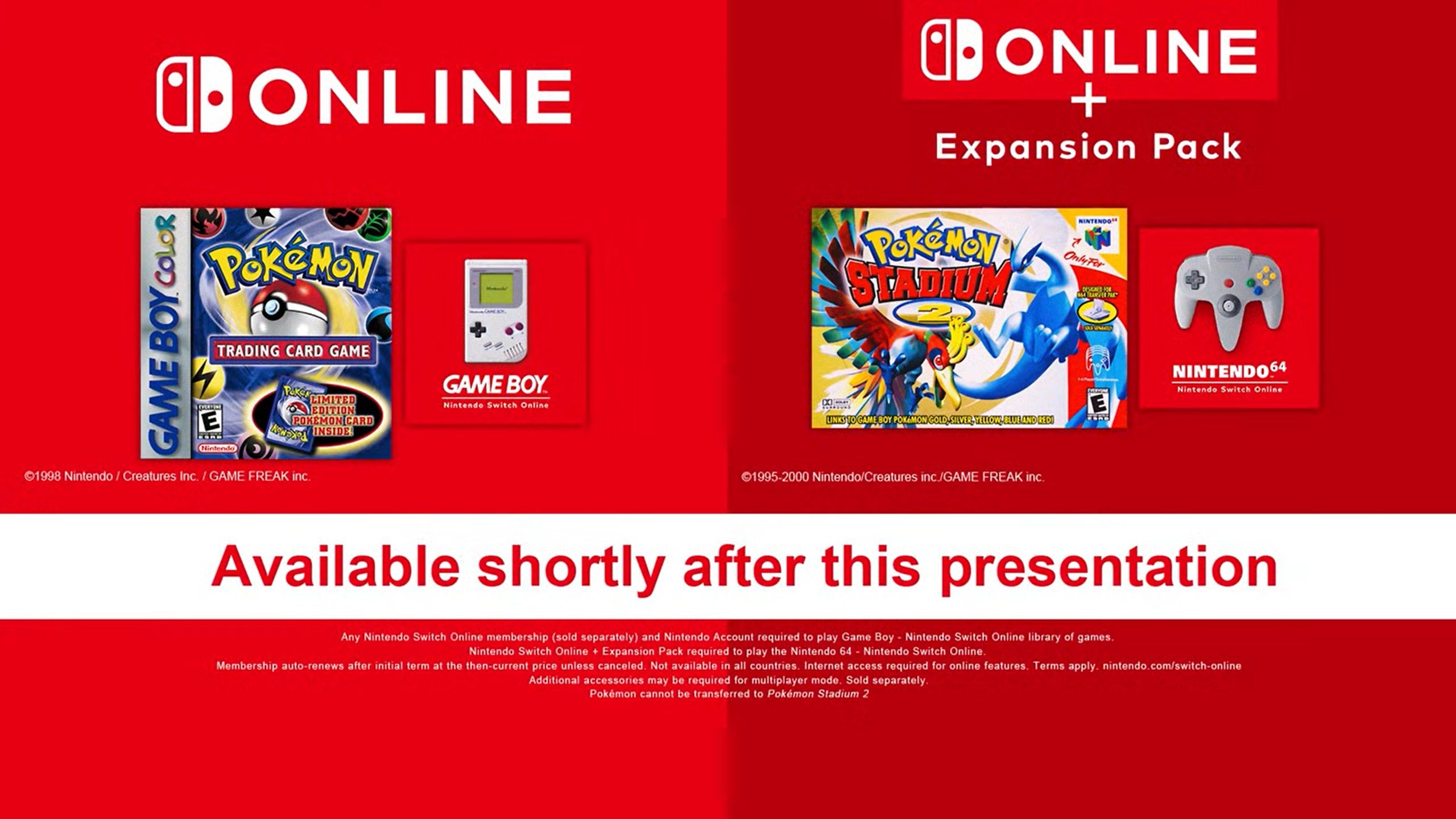 Pokémon Stadium joins Nintendo Switch Online in just a week