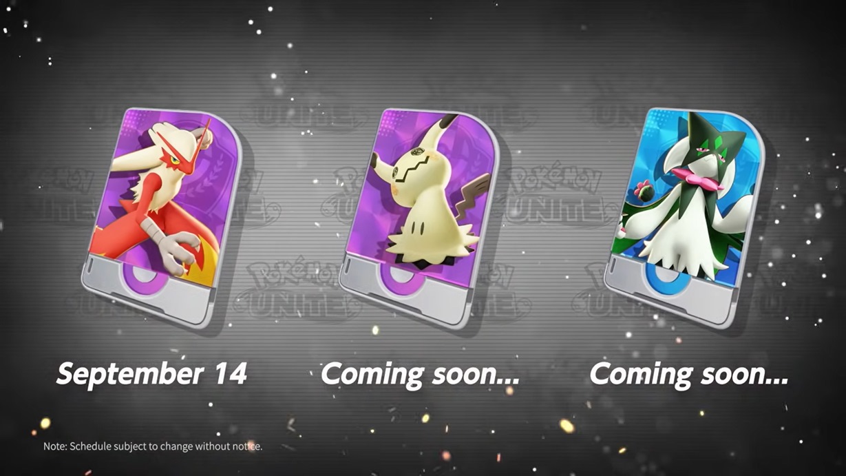 Pokemon Unite adding Blaziken, Mimikyu, Sprigatito