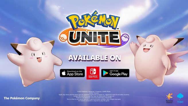 Pokemon Unite Clefairy and Clefable