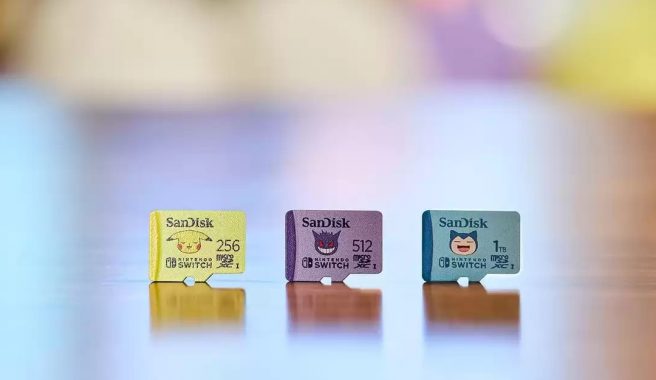 Pokemon microSD cards