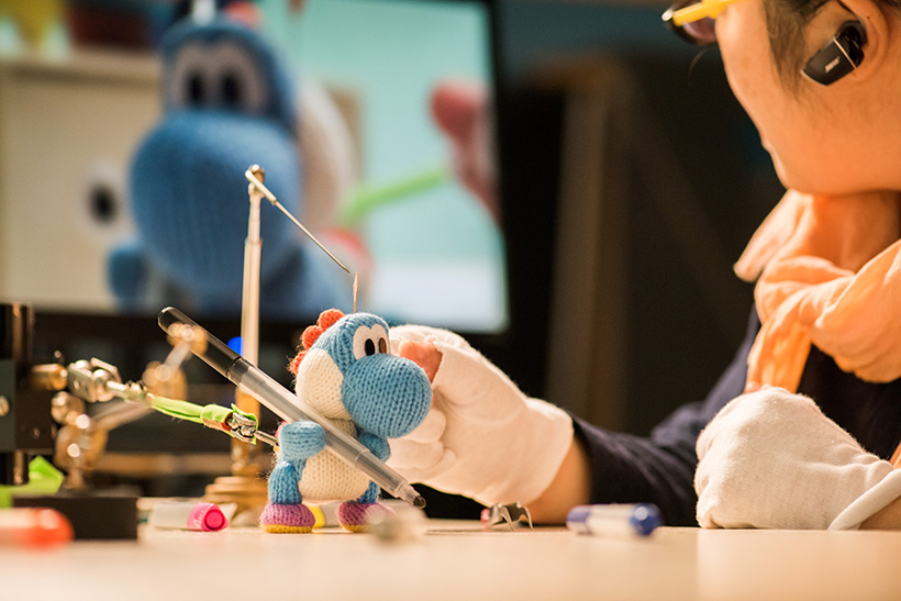 Behind-the-scenes video/look at the Poochy & Yoshi's Woolly World animated  shorts
