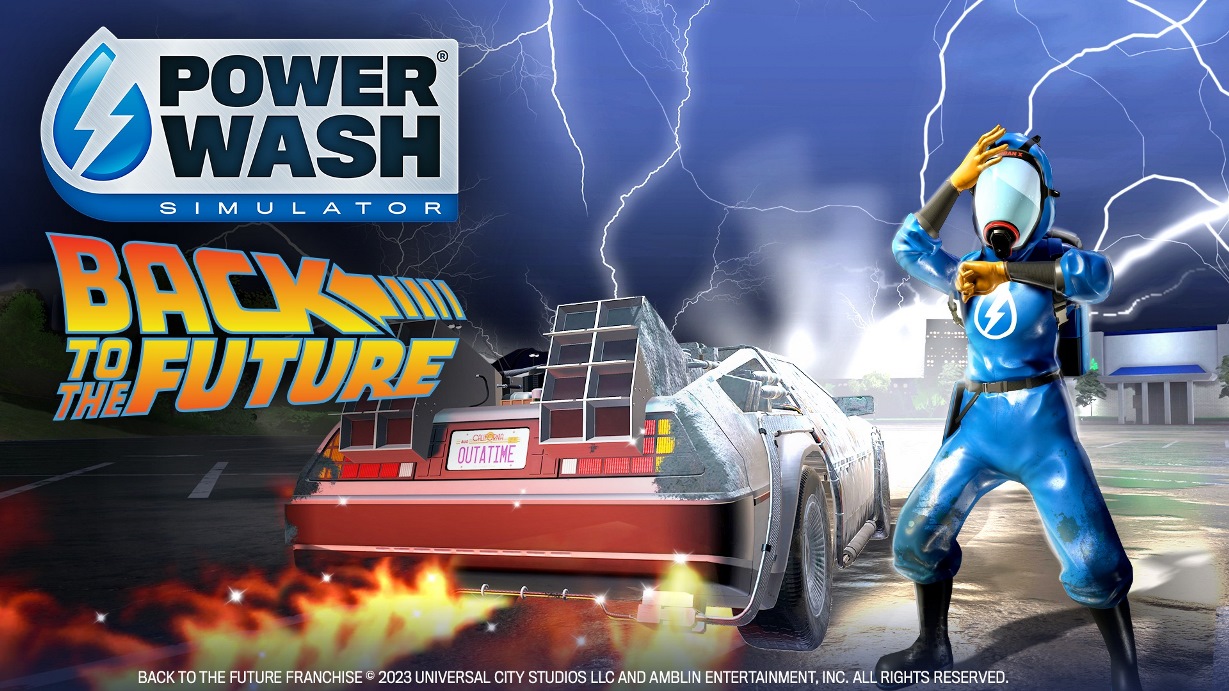 PowerWash Simulator Back to the Future Special Pack DLC unveiled