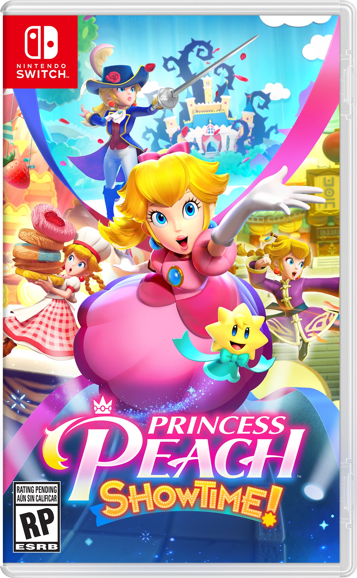 Princess Peach for Nintendo Switch boxart by Garpikacars12 on