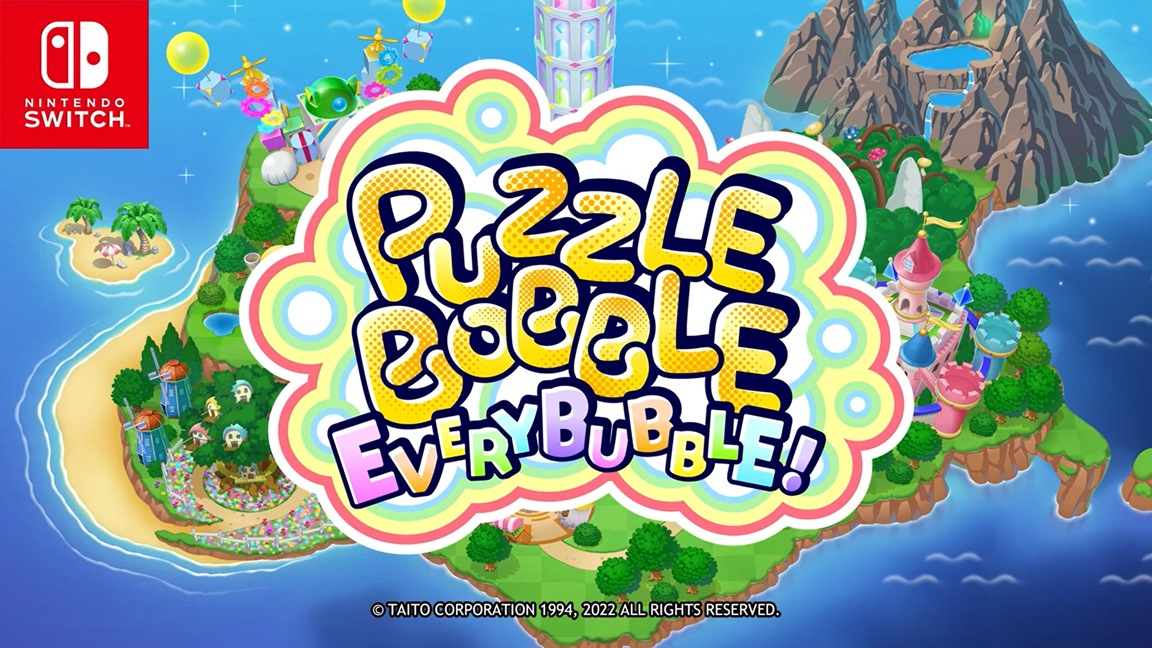 Puzzle Bobble Everybubble! é anunciado para o Switch e chega em