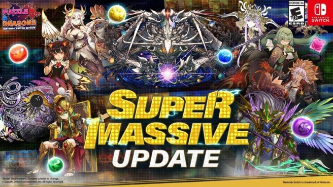 Puzzle & Dragons Nintendo Switch Edition update 1.1.0