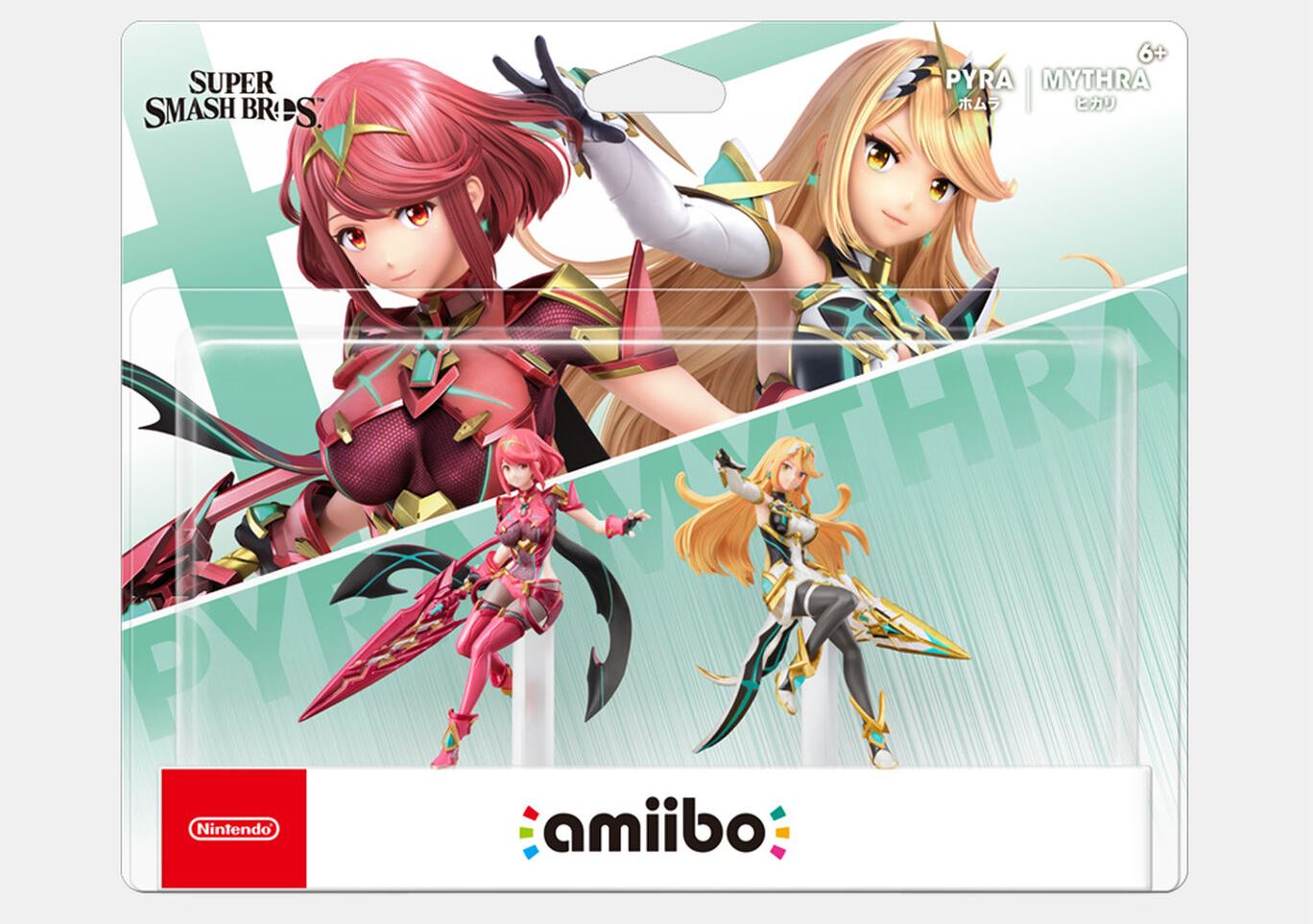 Pyra + Mythra 2pack amiibo out in July, Noah and Mio figures announced