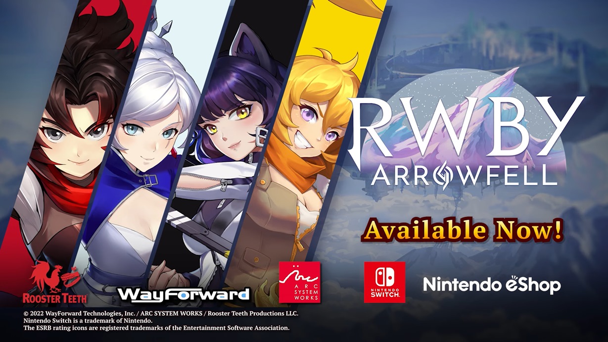 Anholdelse universitetsområde hjort RWBY: Arrowfell launch trailer