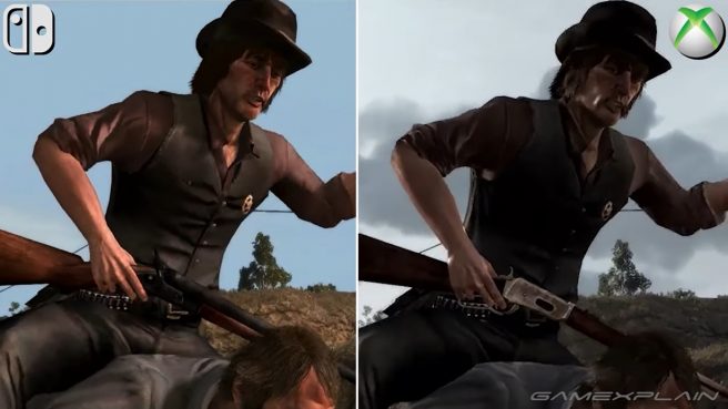 Red Dead Redemption graphics comparison