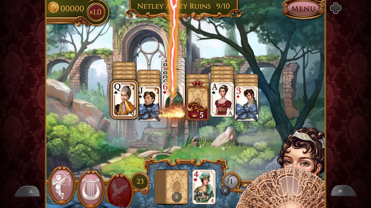 Regency Solitaire gameplay