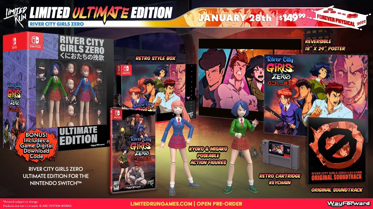 River City Girls Zero details physical release including special editions