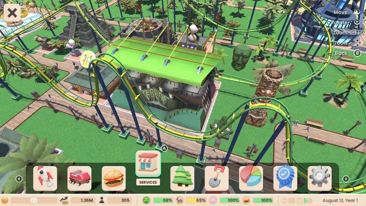 Rollercoaster Tycoon Adventures Review - Review - Nintendo World Report