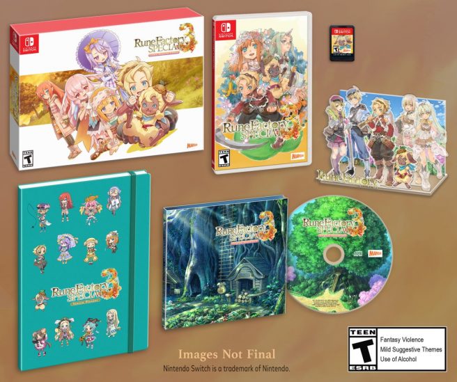 Rune Factory 3 Edición especial de recuerdos dorados