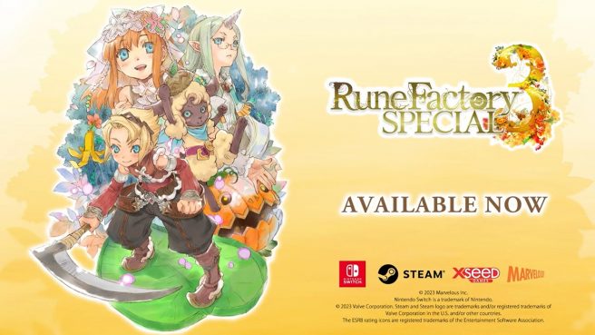Rune Factory 3 Special launch trailer