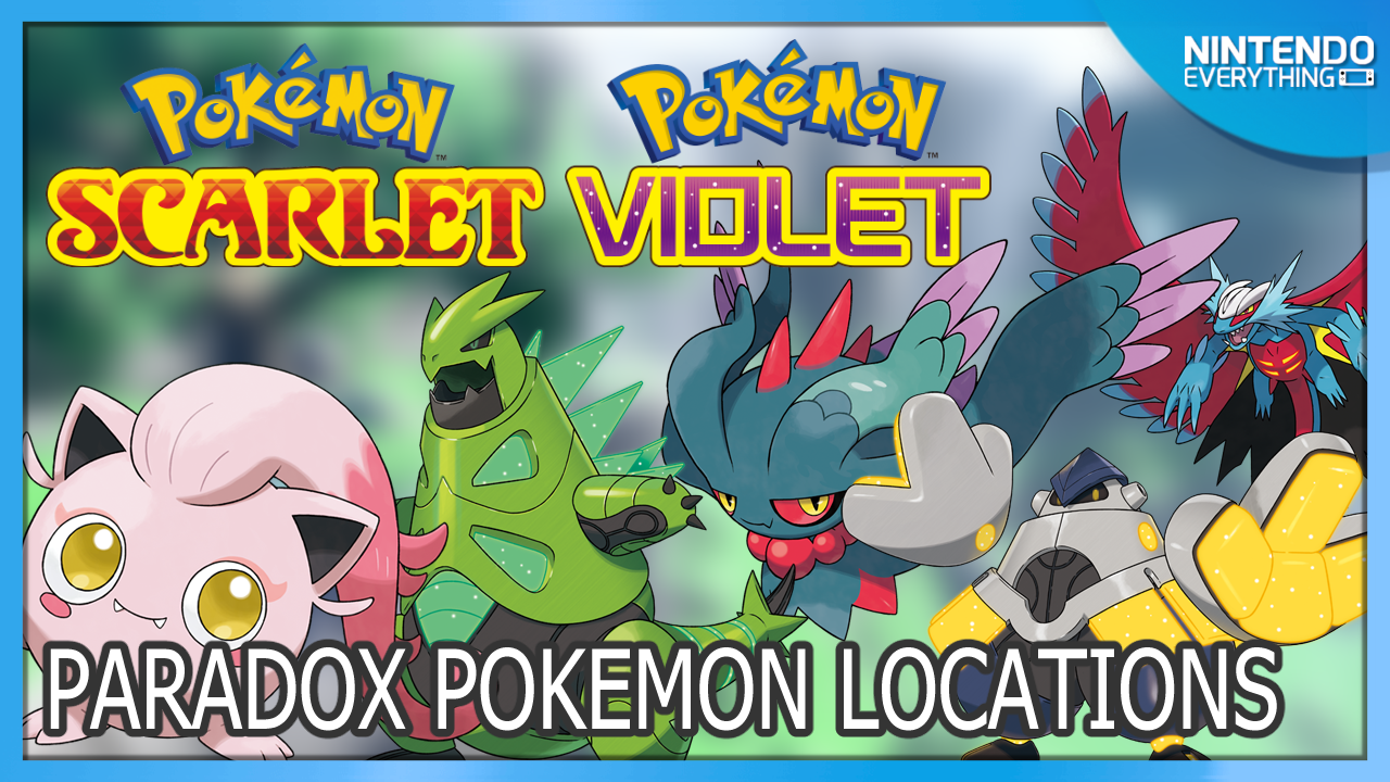 Pokemon Scarlet and Violet, Paradox Pokemon List - Shiny & Locations