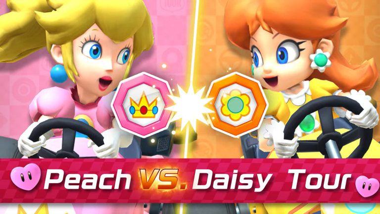 Mario Kart Tour - Peach vs. Daisy Tour trailer, launches February 9