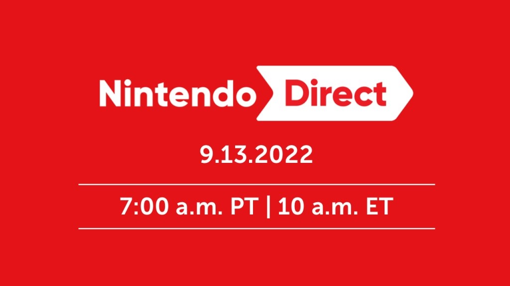 September 2022 Nintendo Direct recap announcement