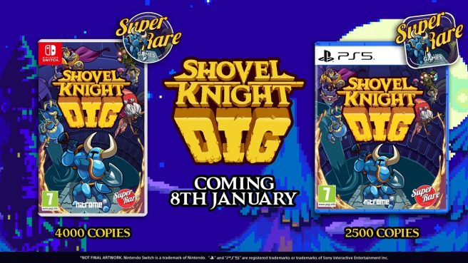 Shovel Knight Dig physical