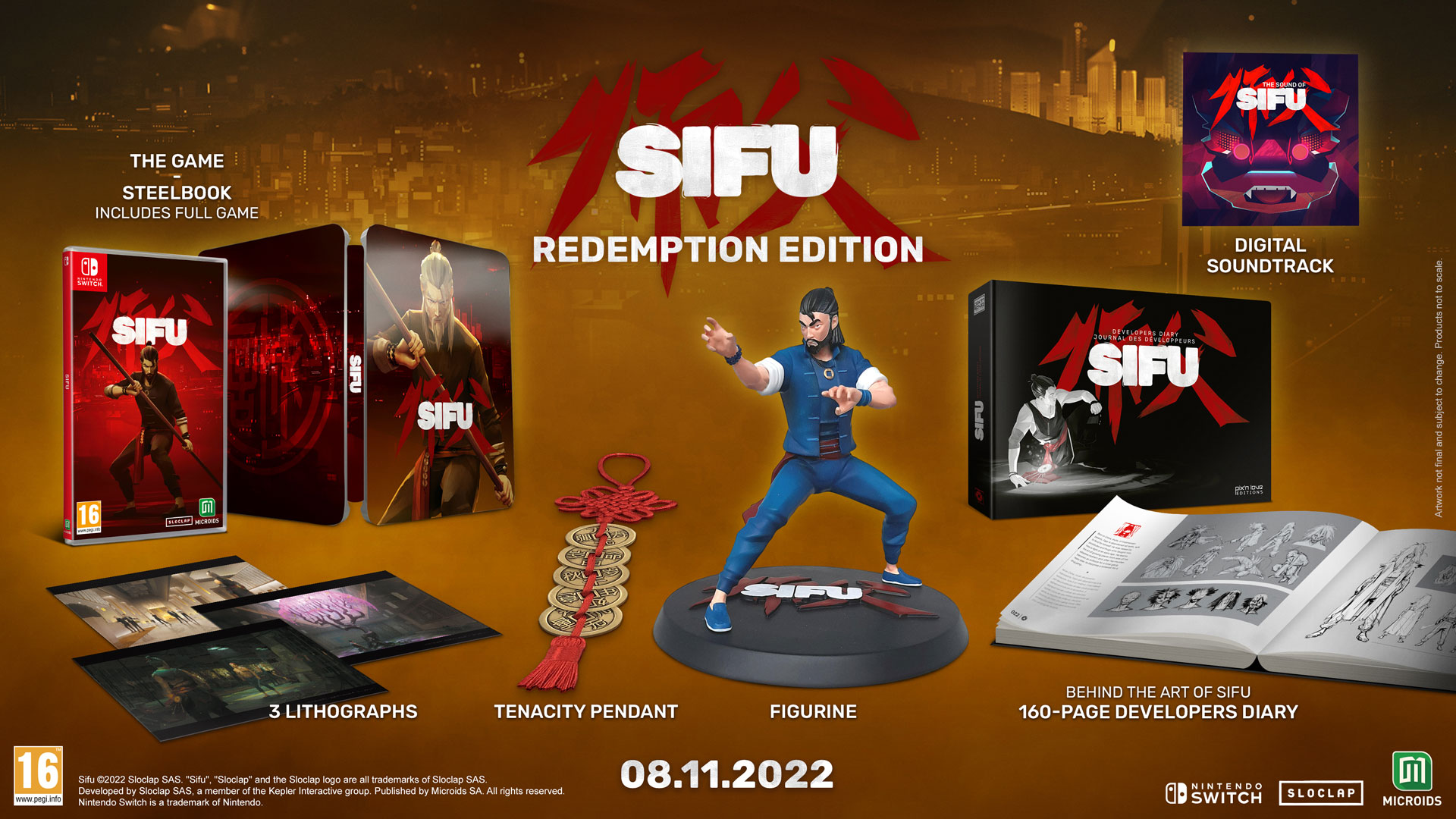 Sifu physical Redemption Edition