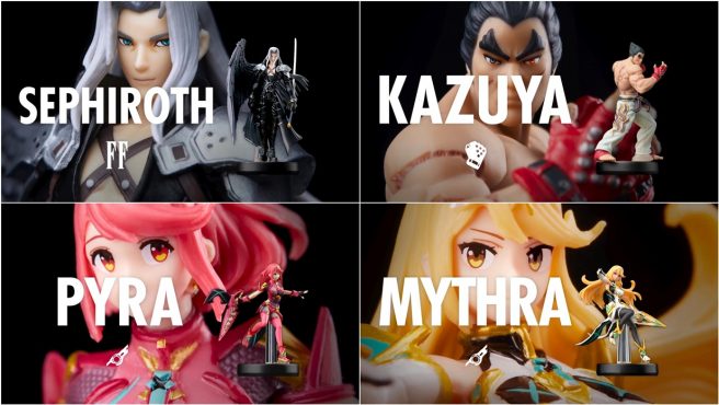 Sephiroth And Kazuya Amiibo Launch Date Set For January Pyra Mythra Coming In Canner