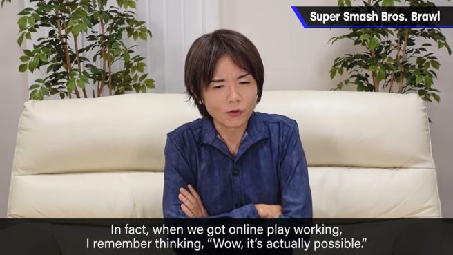 Smash Bros online Masahiro Sakurai