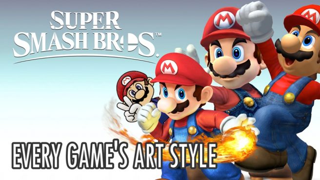 Smash Bros. art styles