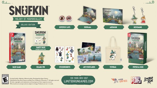 Snufkin Melody of Moominvalley physical west collector's edition