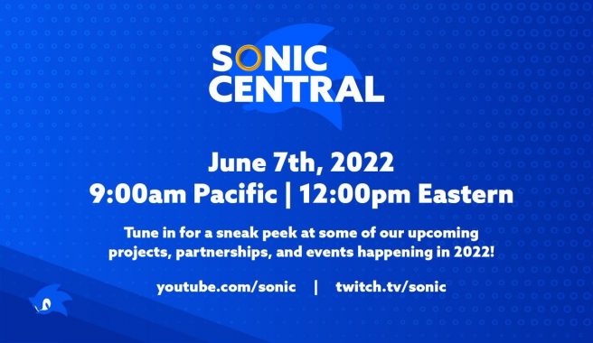 Sonic Central 2022 live stream