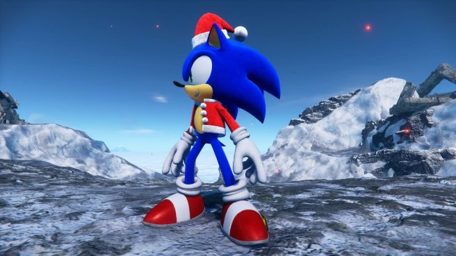 Sonic Frontiers Holiday Cheer Suit DLC